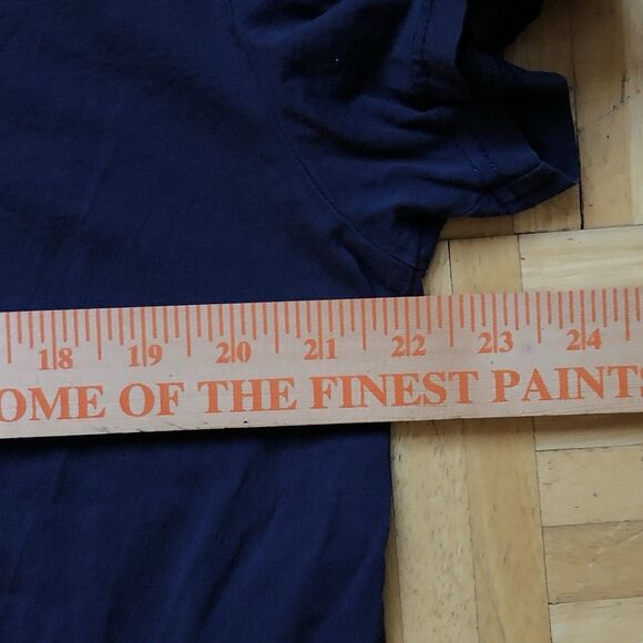 Vilebrequin Cotton T Shirt Mens XXL Blue Crew Short Sleeve Beach Short Sleeve - Picture 8 of 9